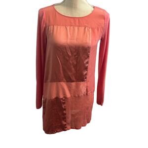 Soft Surroundings Silk Road Tunic Pink Women's Size XS
